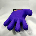 Industrial Polyester Latex Foam Coated Crinkle Safety Gloves